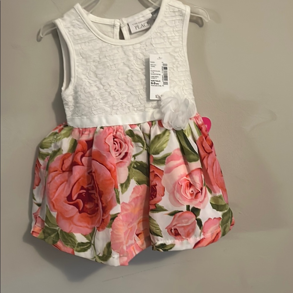 Floral Sleeveless Baby Dress